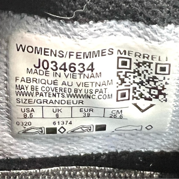 Merrell Bravada Black Gecko Hiking Outdoor Trail Running Shoes Women’s 8.5 - Picture 12 of 14